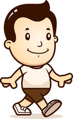 Cartoon Boy Walking