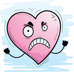 Angry Cartoon Heart