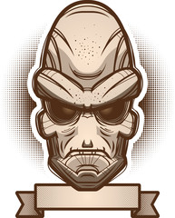 Alien Banner Illustration