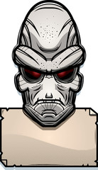 Alien Sign Illustration