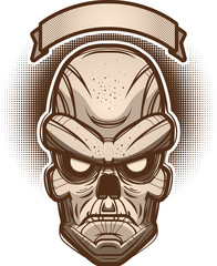 Ghoul Banner Illustration