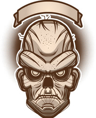 Zombie Banner Illustration