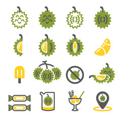 Durian icon set