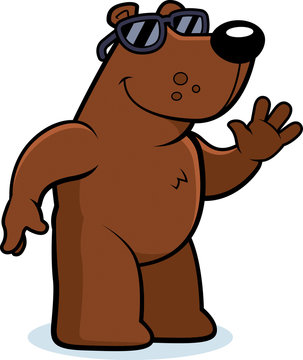 Cartoon Bear Sunglasses