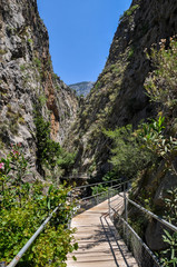 Fototapeta na wymiar Sapadere Canyon waterfalls Alanya, Antalya - Turkey.