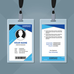 Employee ID Card Design Template