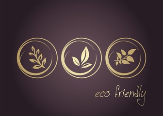 leaves, plant, icons , nature, Eco friendly business logo