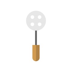 Skimmer icon, Kitchen  utensil Flat design vector