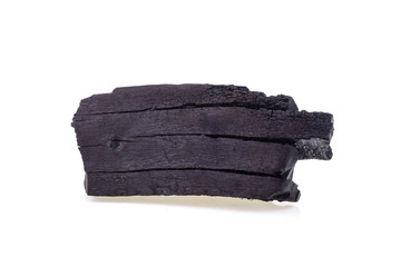 charcoal isolated on white background