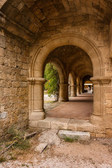 Filerimos and architecture on the Island of Rhodes, Greece