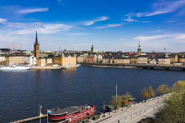 Fototapeta premium Panorama of Stockholm, Sweden