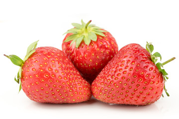 Fresh Strawberry Isolated on White Background