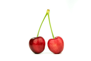Cherry Isolated on White Background