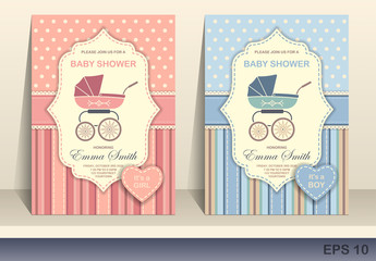Baby shower invitation card