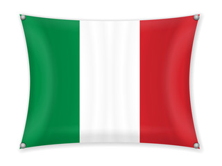 Waving Italy flag