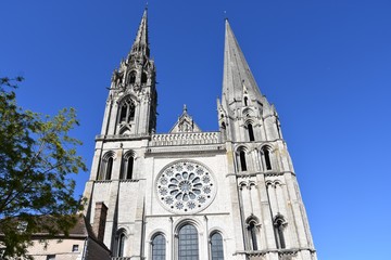 Fototapeta premium Chartres, centre ville, cathédrale