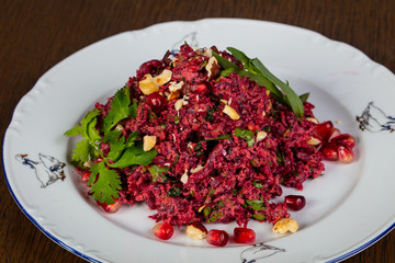 Georgian beetroot salad