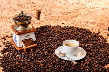 Espresso appena macinato