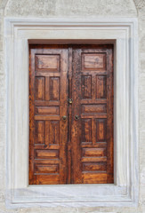 wooden mosque door
