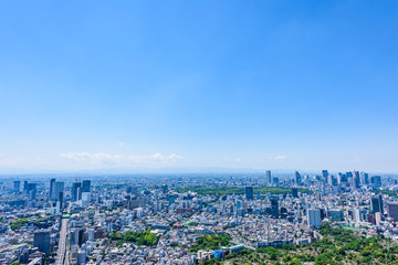 初夏の東京風景 Tokyo city skyline , Japan