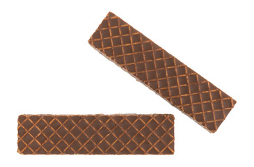 Chocolate covered peanut butter wafer cookies