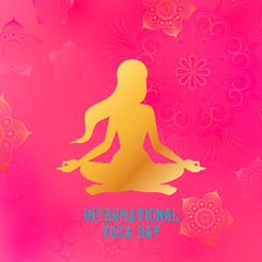 Obraz na płótnie Canvas International Yoga Day