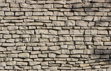 Fototapeta premium Dry stone wall texture background