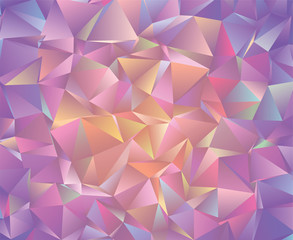 Obraz premium Vector low poly background. Creative abstract template with gradient. Triangular pattern for your design works.