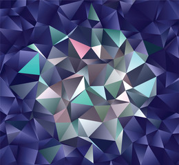 Vector low poly background. Creative abstract template with gradient. Triangular pattern for your design works.