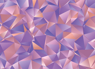 Obraz premium Vector low poly background. Creative abstract template with gradient. Triangular pattern for your design works.