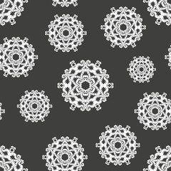 Abstract seamless pattern. Can be used in the background, for the design of packaging, labels and other