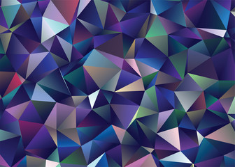 Vector low poly background. Creative abstract template with gradient. Triangular pattern for your design works.