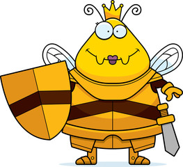 Smiling Cartoon Bee Queen Armor