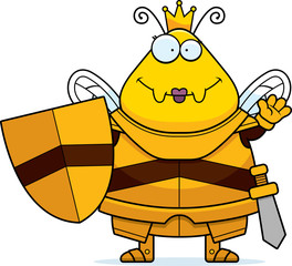 Waving Cartoon Bee Queen Armor