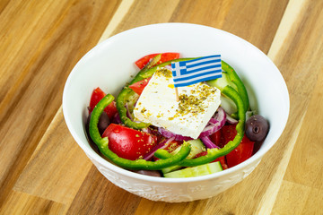 Tradtitional Greek salad