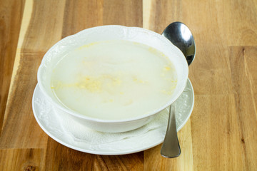 Light chicken soup
