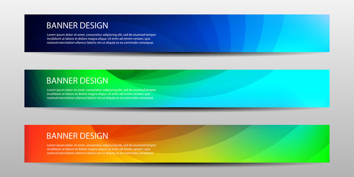 banner with beautiful geometric background .Vector illustrations