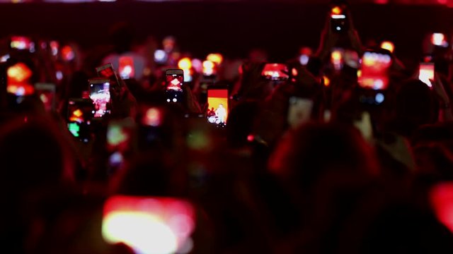 Concert crowd led light abstract background 