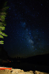 Fototapeta premium Lower Blue Lake campfire stars 2