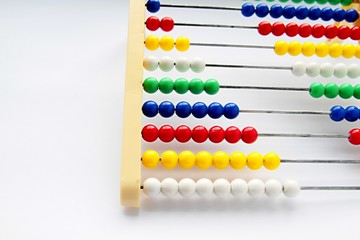 abacus sitting on the table at school