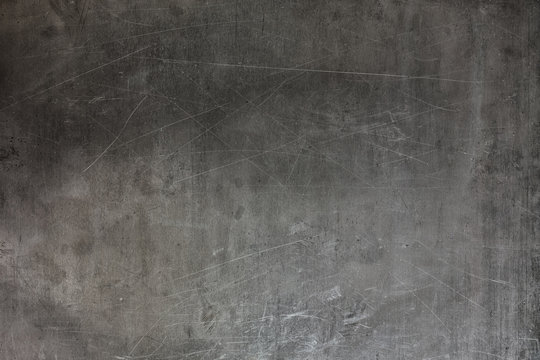 Dark metal texture, peeled steel sheet background