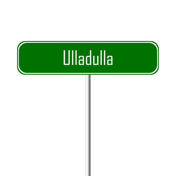 Ulladulla Town sign - place-name sign