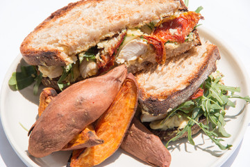Sandwich sweet potatoes