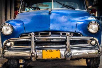 Fototapeta na wymiar Classic American Car Cuba