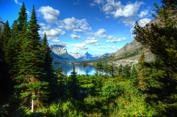 Lake View in Glacier National Park, Montana