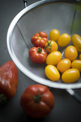 Homegrown cherry tomatoes