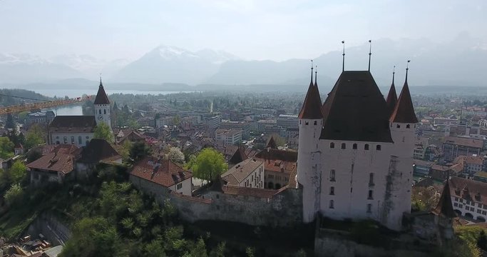 Thun Castle and city of Thun