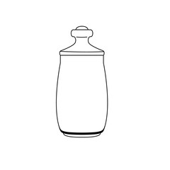 jars template. Vector illustration