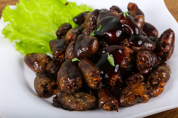 Chicken hearts
