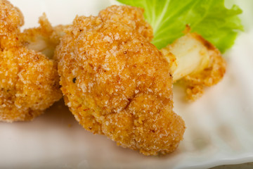 Crispy cauliflower